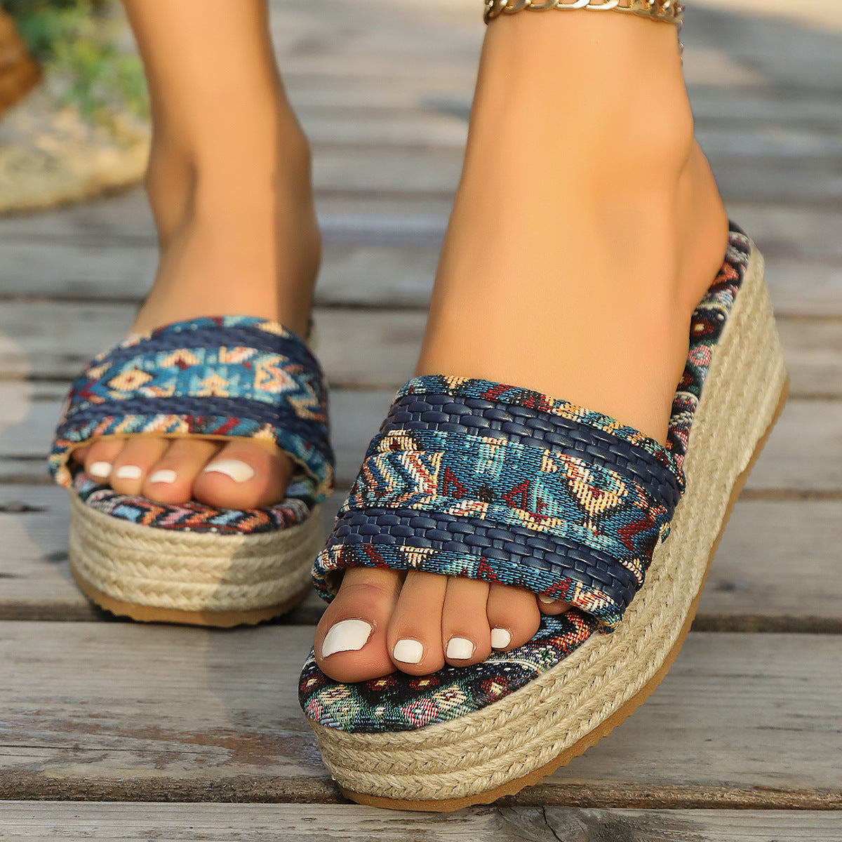 Casual Fabric Slides