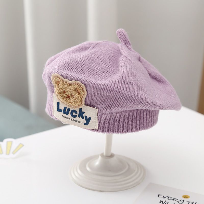 Children Beret Autumn And Winter Thermal Knitting