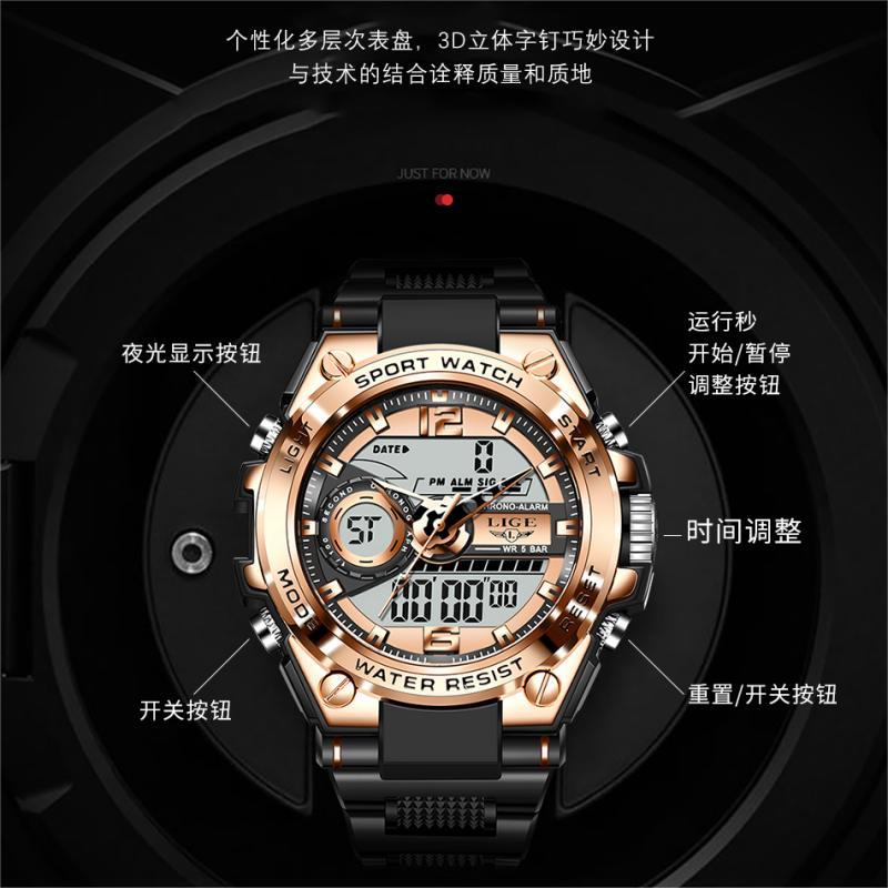 Montre "Kano" — Sport & Élégance Bimode