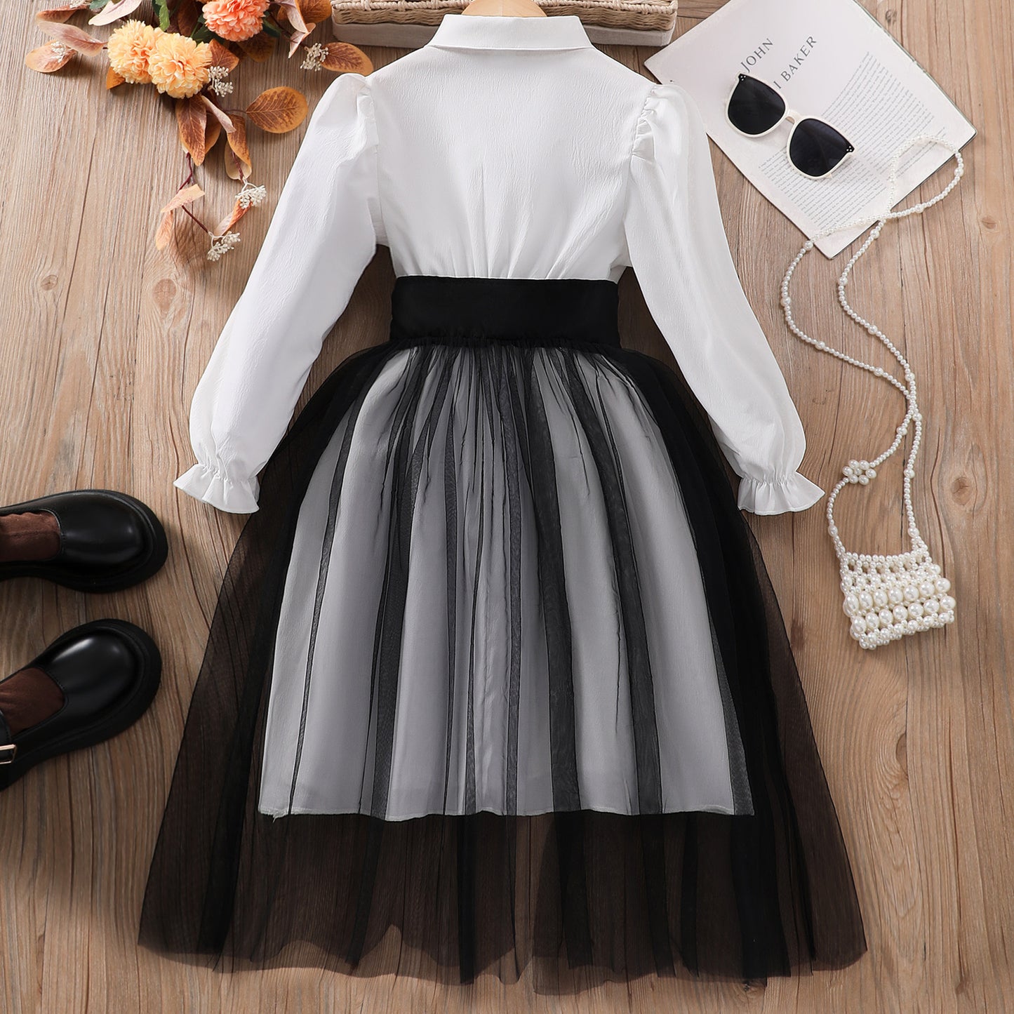 đ§ââïž Robe Fille Tendance avec DĂ©tail en Tulle â ĂlĂ©gance & Style