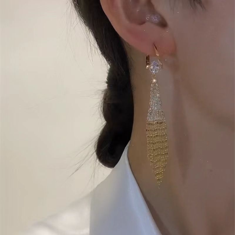 Women's Fashionable All-match Wheat Tassel Earrings