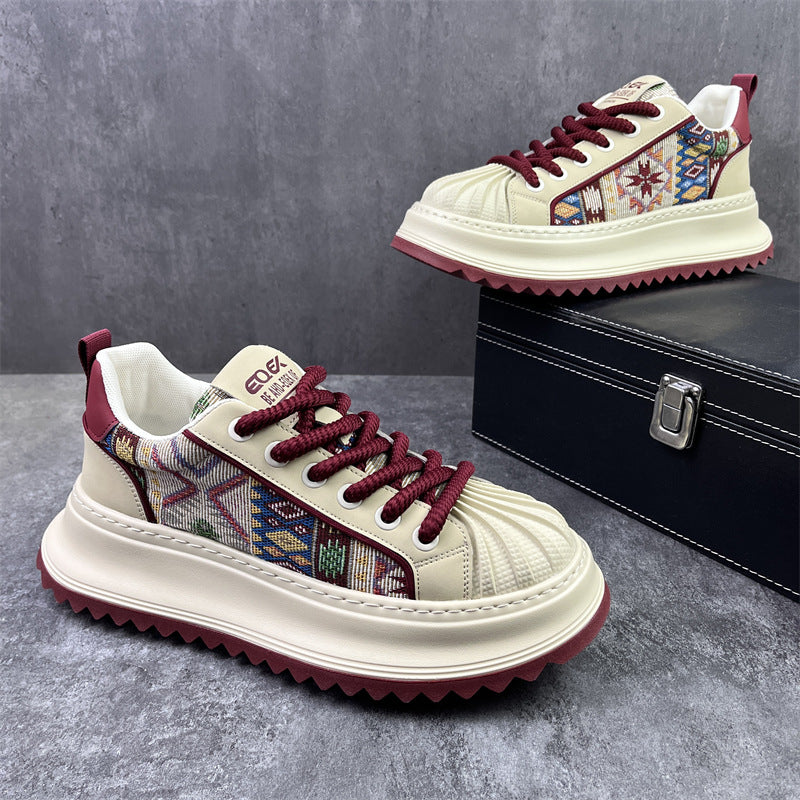 Men's Fashion Printing Soft Bottom Casual Shoes