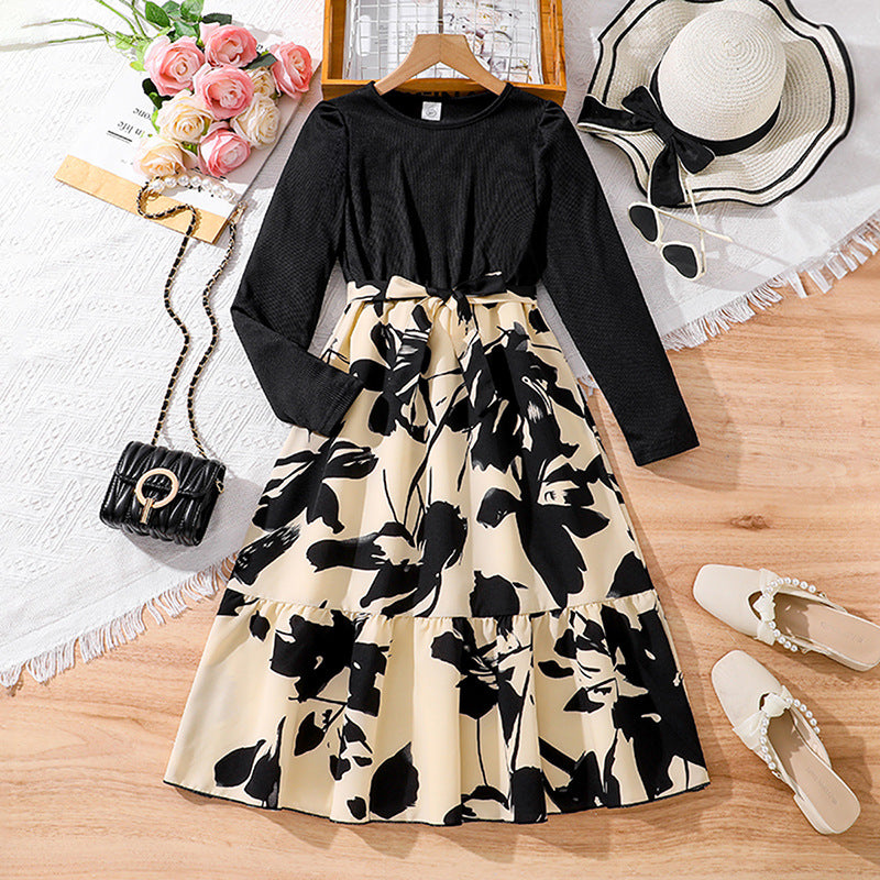Robe Princesse Bohème Patchwork Fleuri