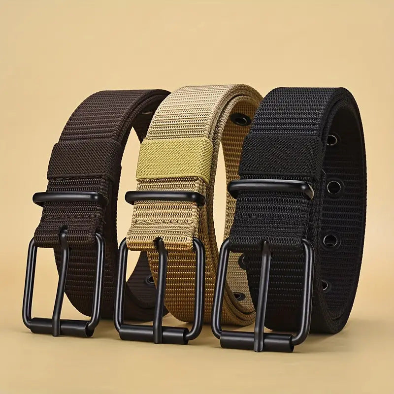 Fashion Woven Nylon All-matching Men's Pants Belt