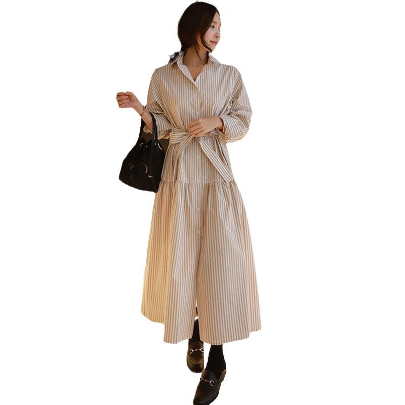 RedStripe Robe Chemise Élégante