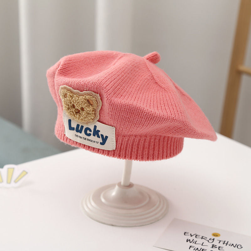 Children Beret Autumn And Winter Thermal Knitting