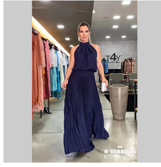 Women's Solid Color Sleeveless Casual Jumpsuit