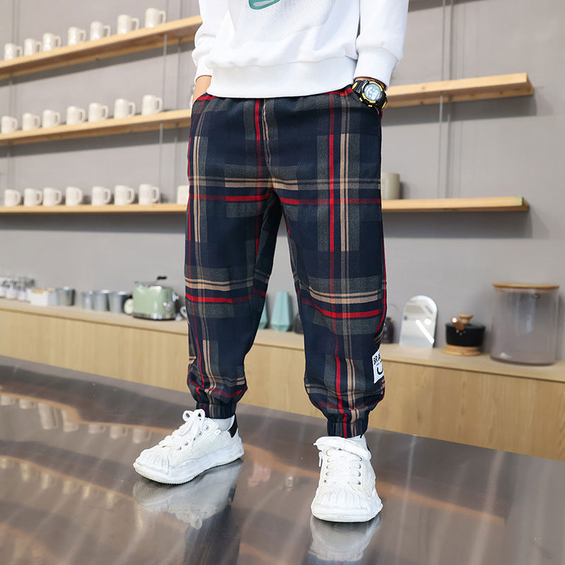 Plaid Street : Pantalon Garçon Stylé