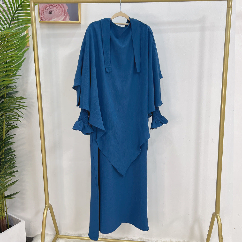 👑 Robe Kaftan Aïssata avec Voile Assorti