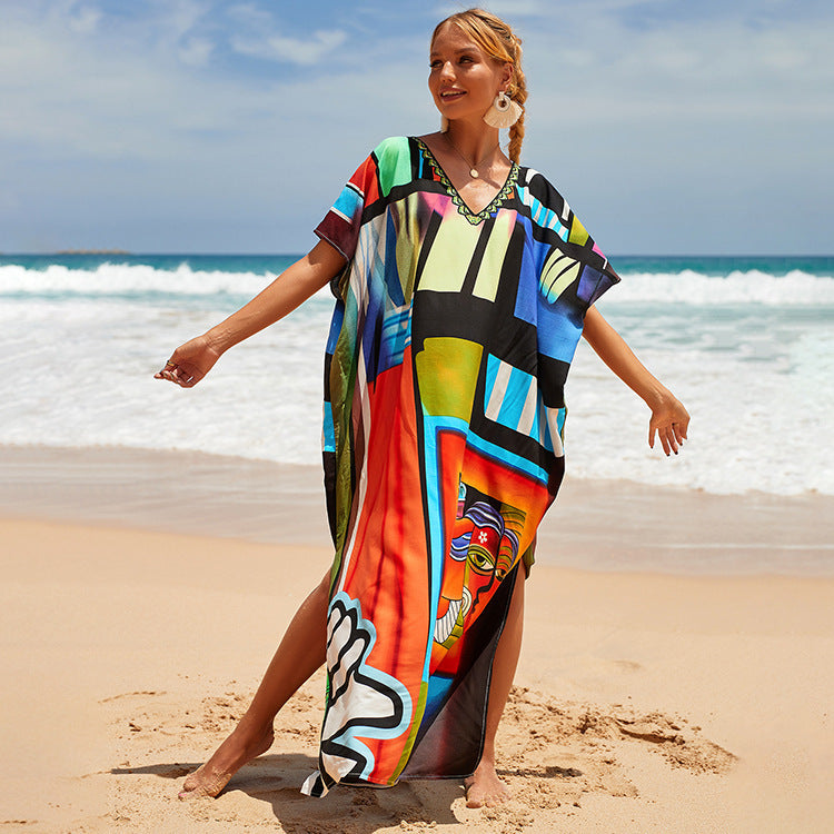 EthnoWave ️ Kimono de Plage Bohème
