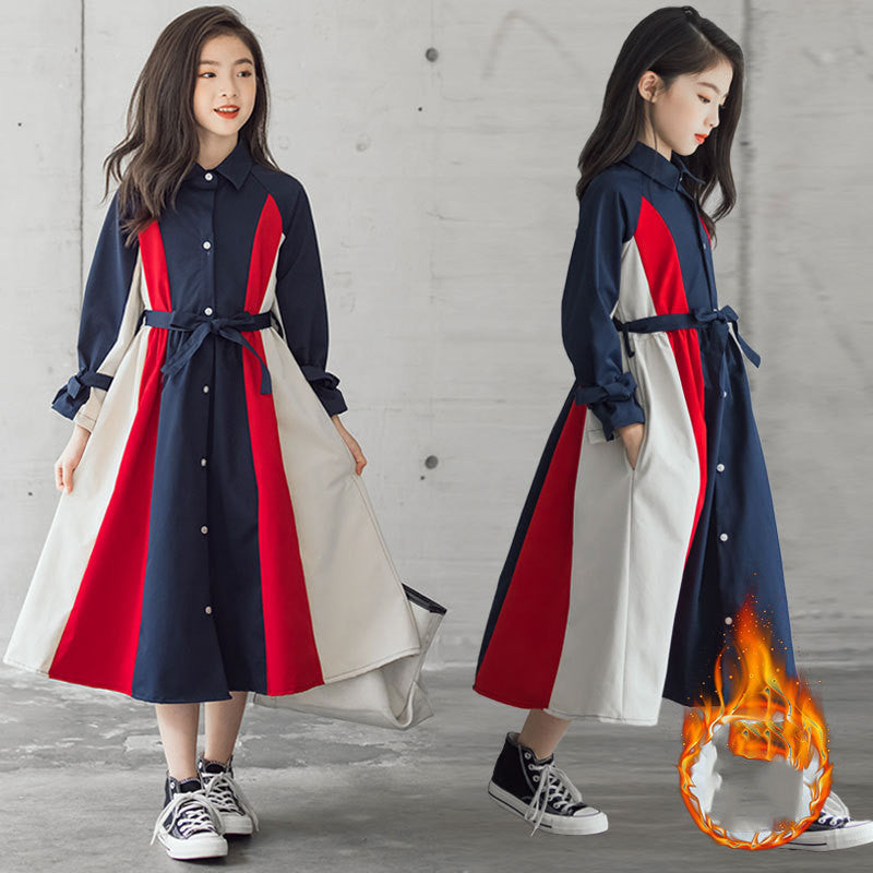 🎨 Robe Patchwork – Pour Grandes Filles