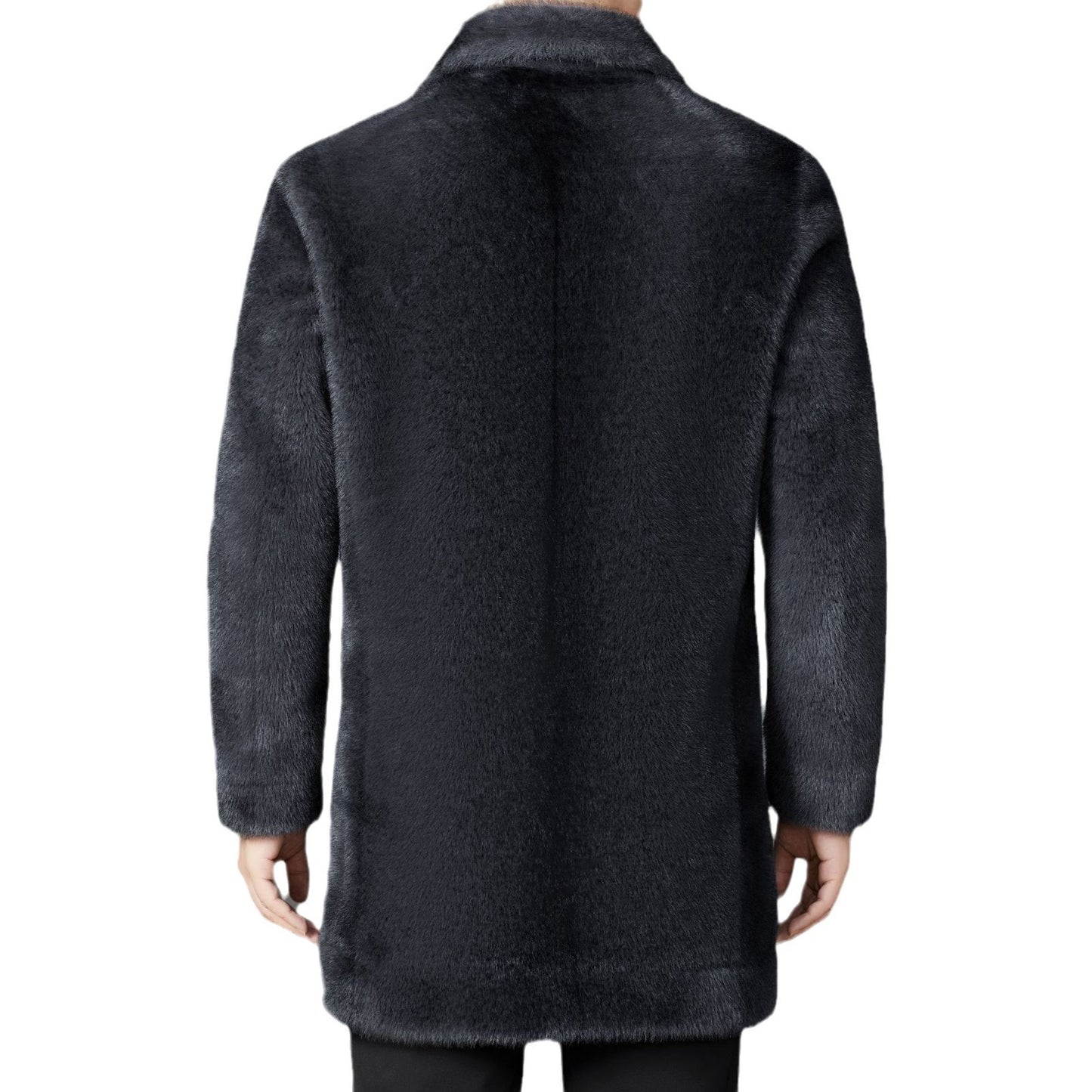 đ€ Younesâ Manteau chaud en fourrure de vison rĂ©versible