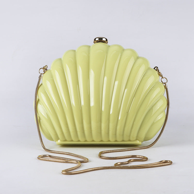 Acrylic Dinner Candy-colored Shell Hand-held Party Hard Box Bag