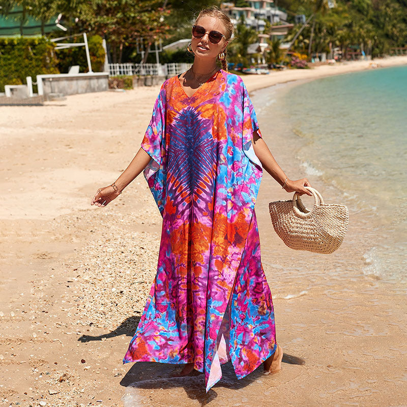 EthnoWave ️ Kimono de Plage Bohème