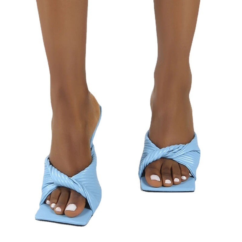 Peep-Toe Chic Sandals