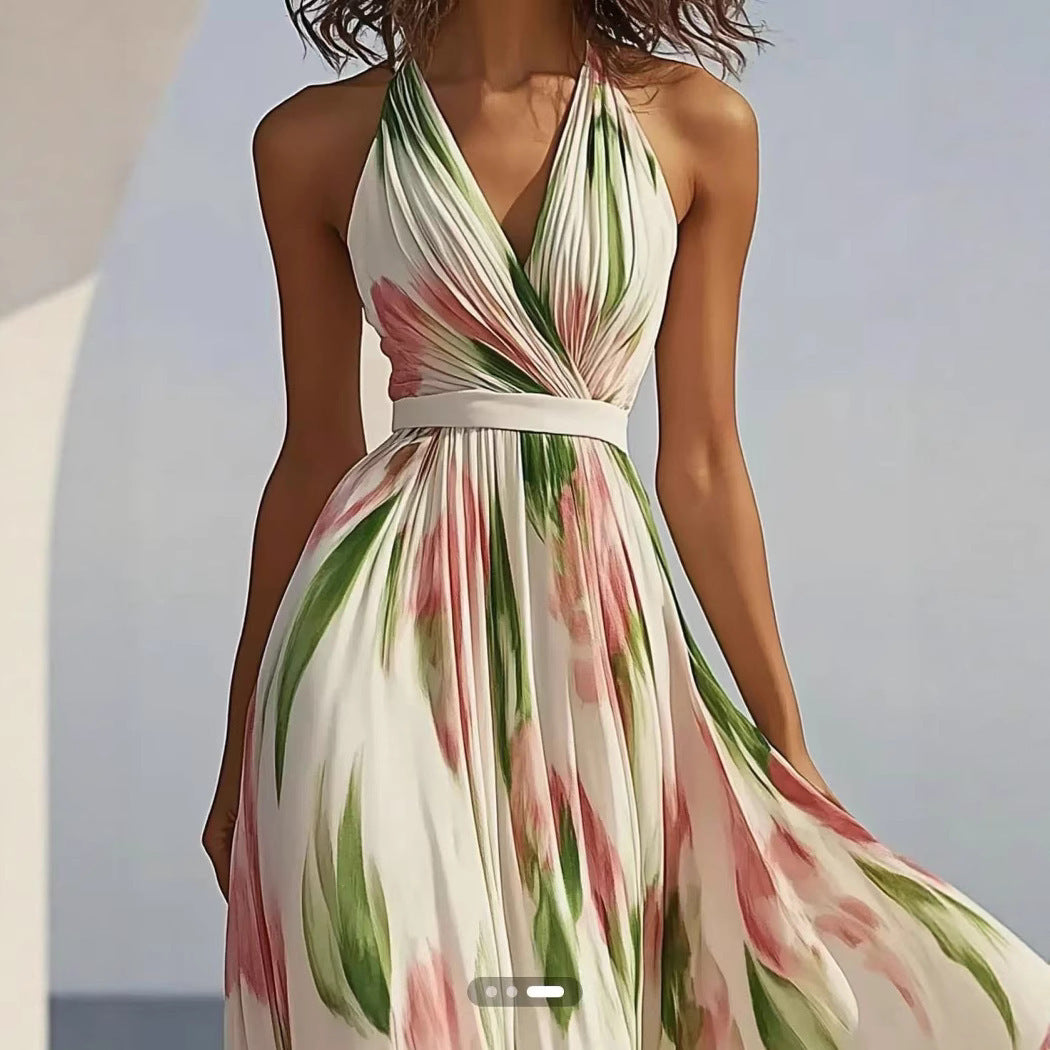SunLush Robe Longue à Bretelles
