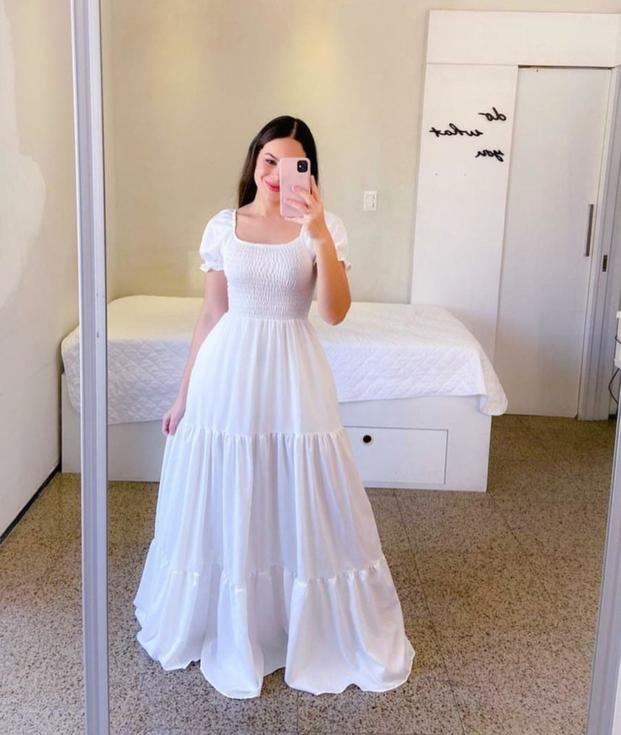 Robe "Amara" Féérie Florale & Épaules Dénudées