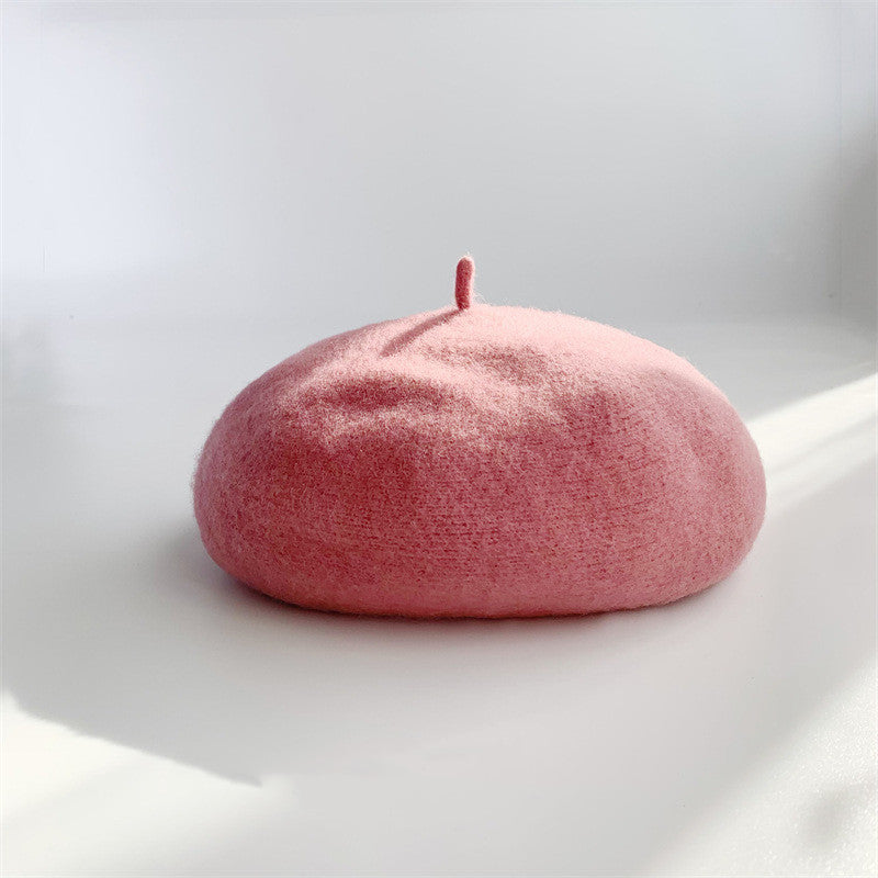 Women's Fashion Casual Warm Solid Color Hat