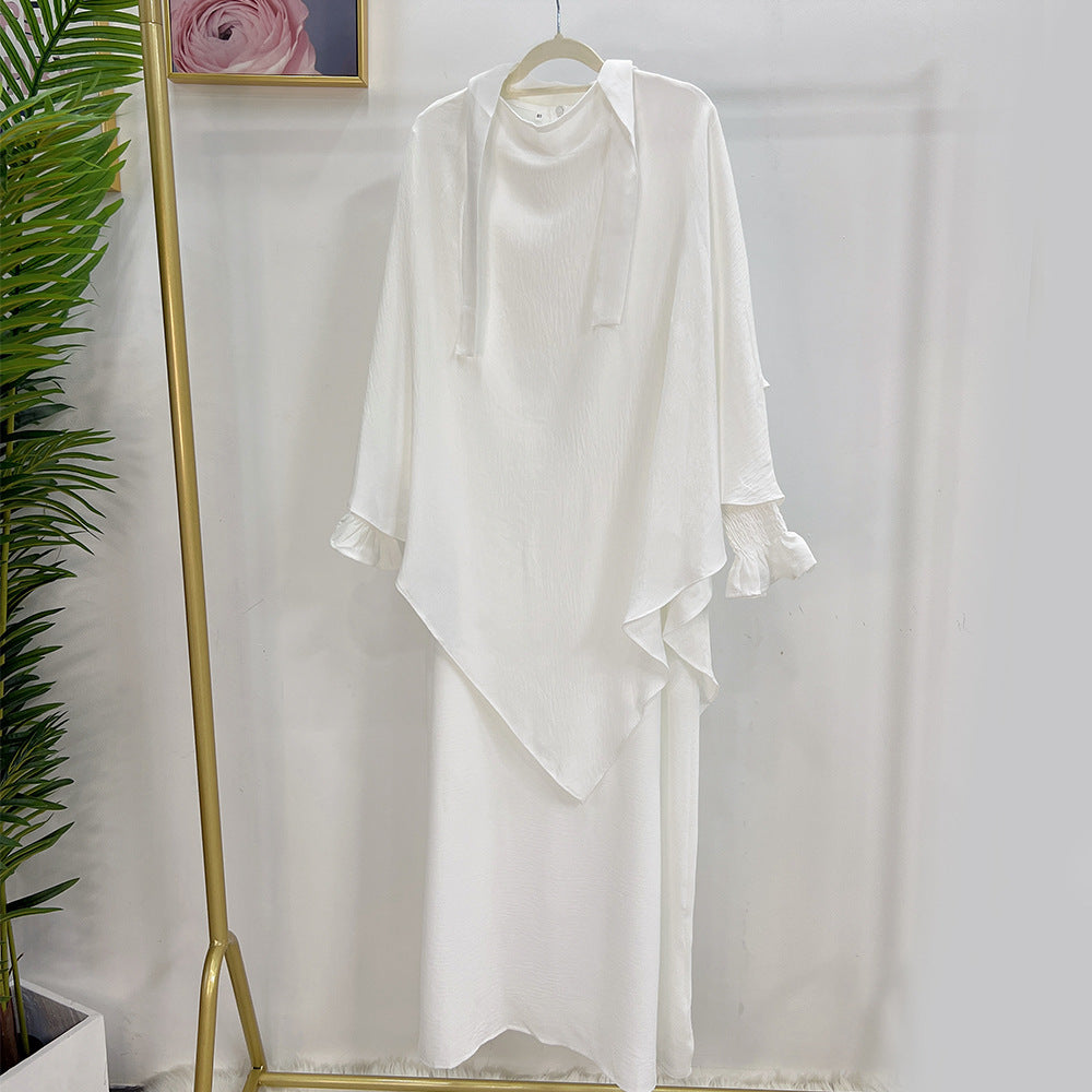 👑 Robe Kaftan Aïssata avec Voile Assorti