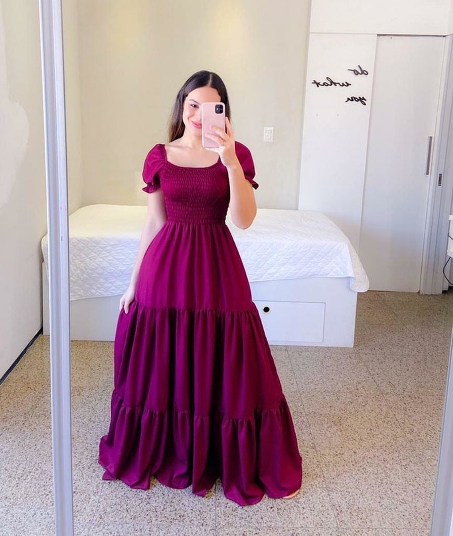 Robe "Amara" Féérie Florale & Épaules Dénudées