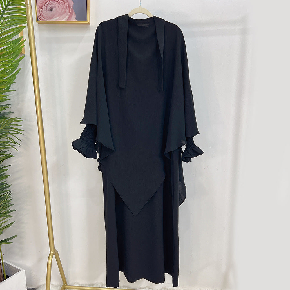 👑 Robe Kaftan Aïssata avec Voile Assorti