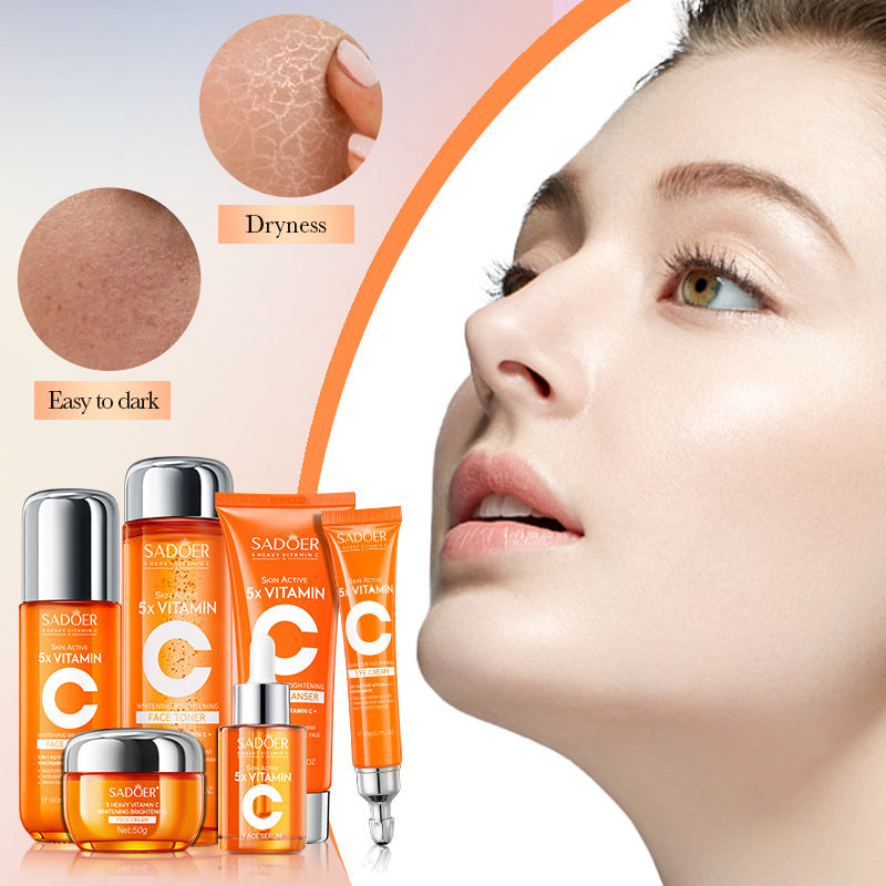 SADOER Five-dimensional C Whitening Brightening Skin Care Gift Box