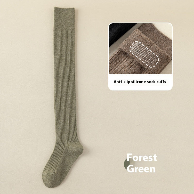 ChicWool Chaussettes Hautes Antidérapantes en Laine