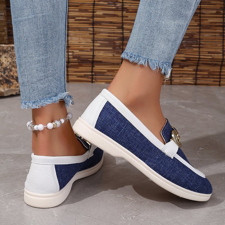 Fly-kit Mesh Metal Casual Women's Shoes