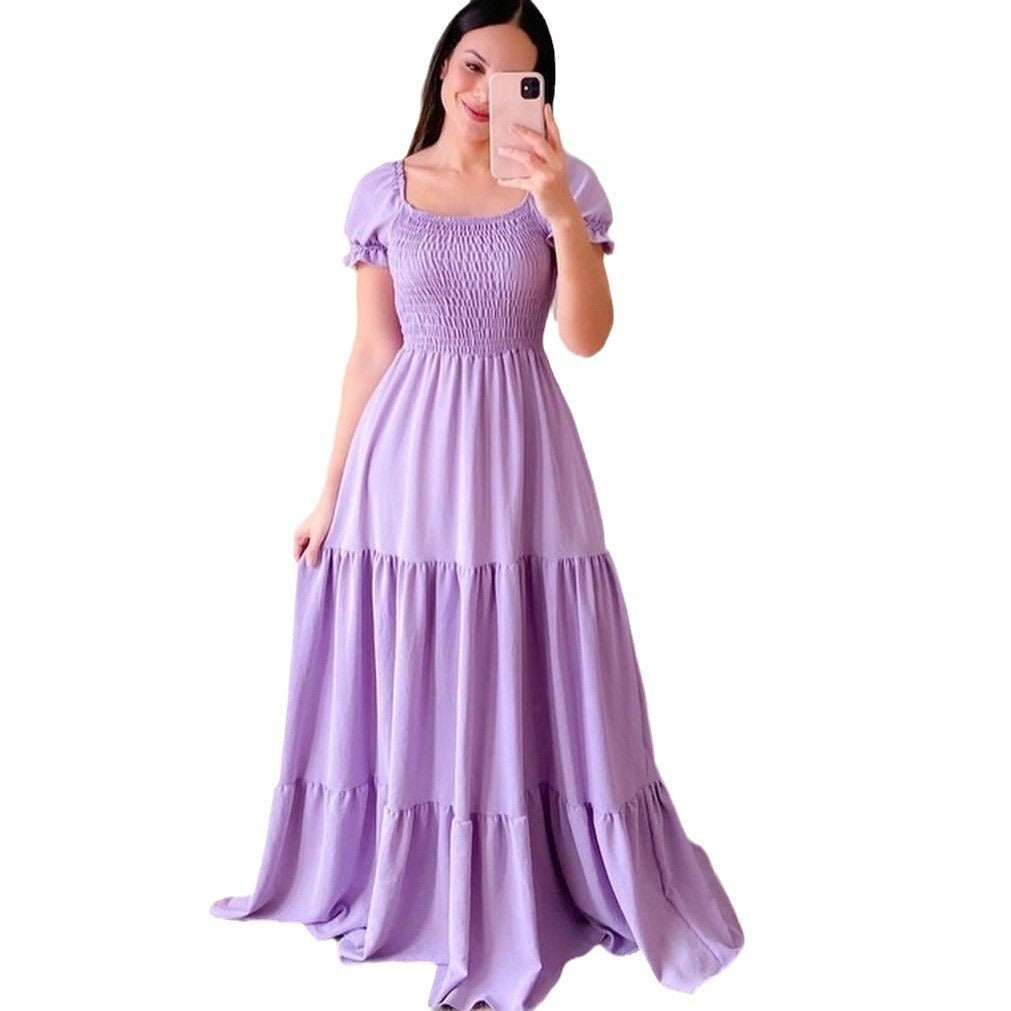 Robe "Amara" Féérie Florale & Épaules Dénudées