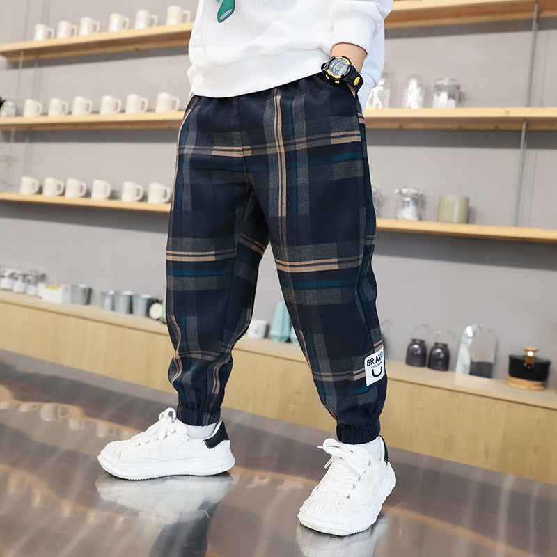 Plaid Street : Pantalon Garçon Stylé
