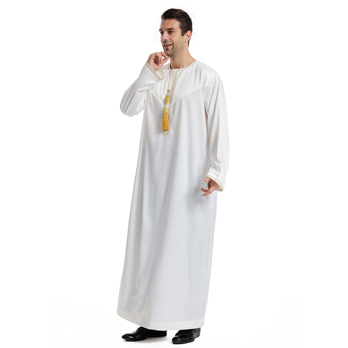 Abdallah – Robe Homme Polyester Brodée