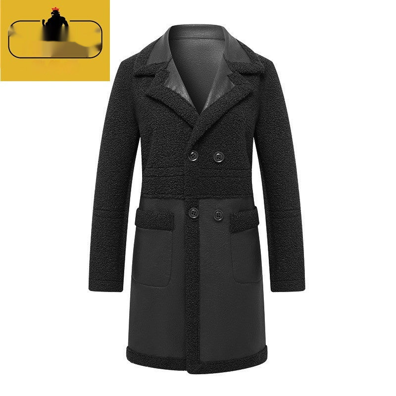 Dioro – Veste cuir synthétique cachemire 🖤🤎✨