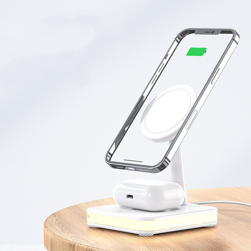 🔌 Chargez Tout en Un – Support Magnétique 4-en-1 Ultra Rapide ⚡