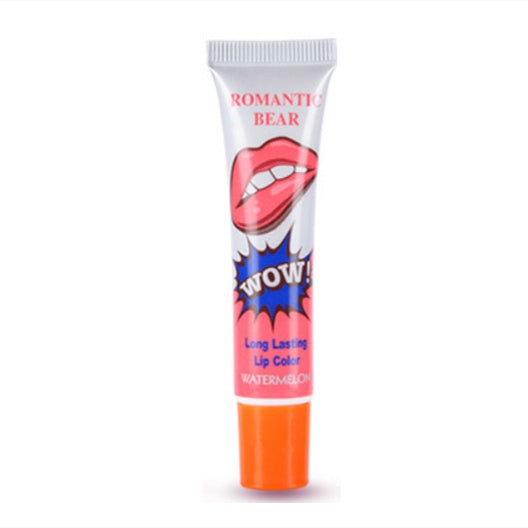 💋 ROMANTIC BEAR – Rouge à Lèvres Peel-Off 6 Couleurs Longue Tenue