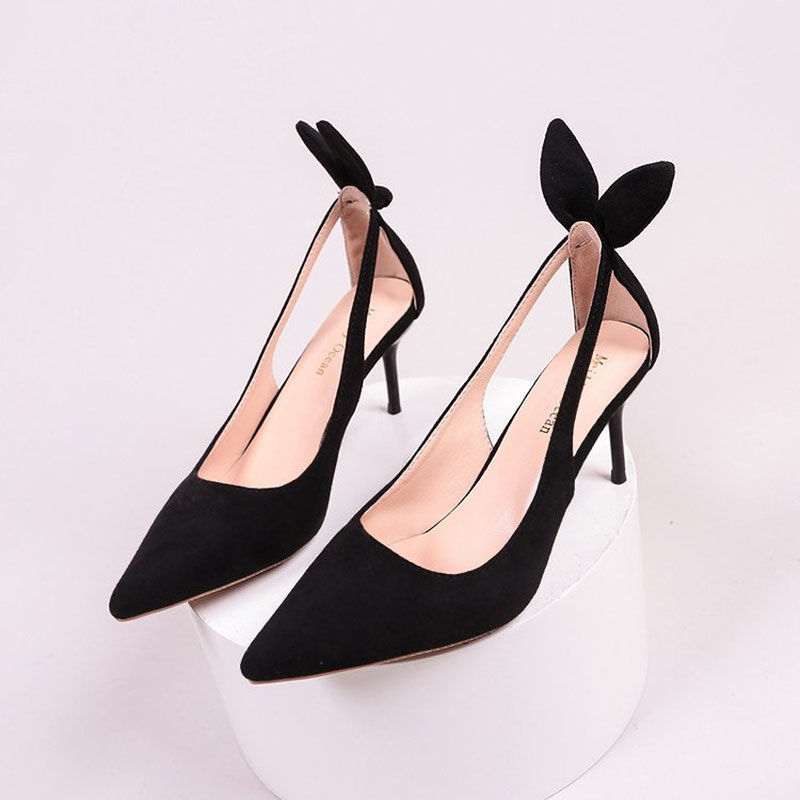 Escarpins Microfibre Talon Épais