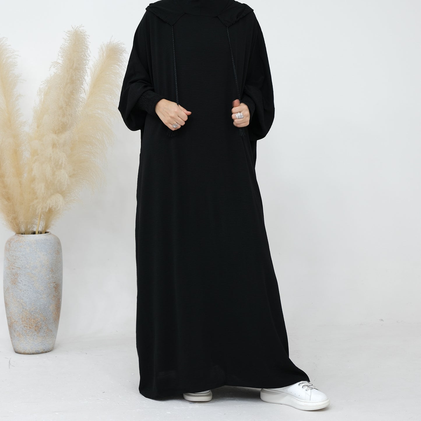 🌿 TAHIRA – Robe Élégante Orientale Sans Manches