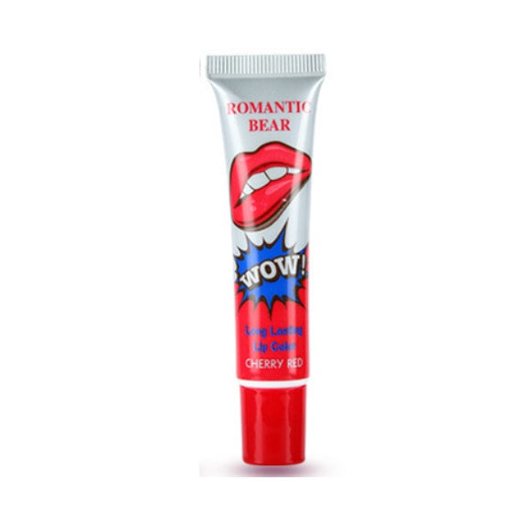 💋 ROMANTIC BEAR – Rouge à Lèvres Peel-Off 6 Couleurs Longue Tenue