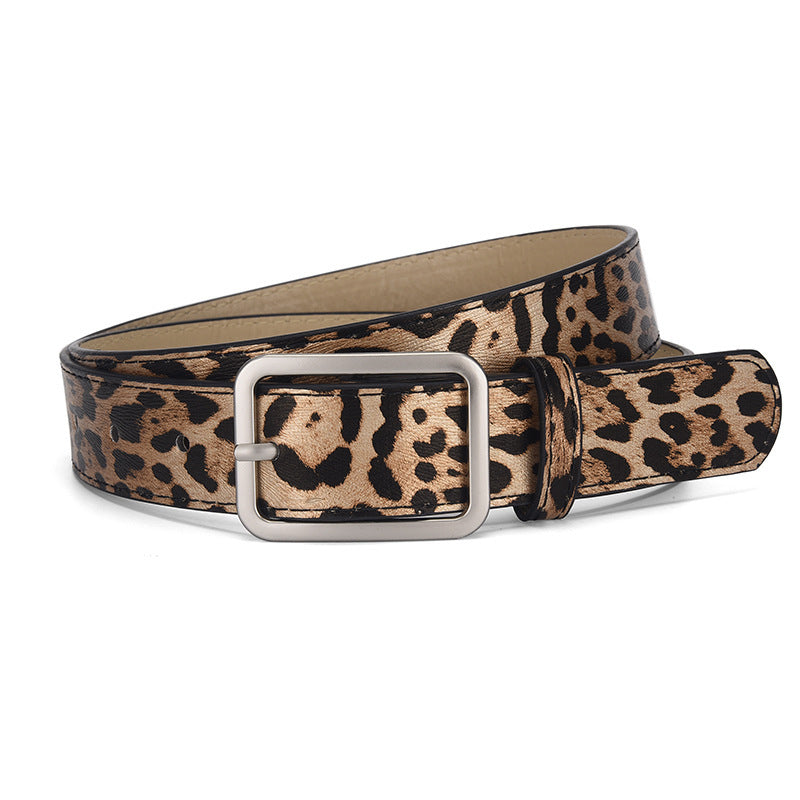 🔲 Ceinture Tendance à Boucle Carrée – Look Minimaliste & Stylé