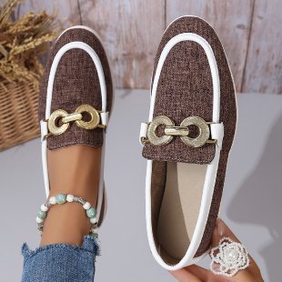 Fly-kit Mesh Metal Casual Women's Shoes