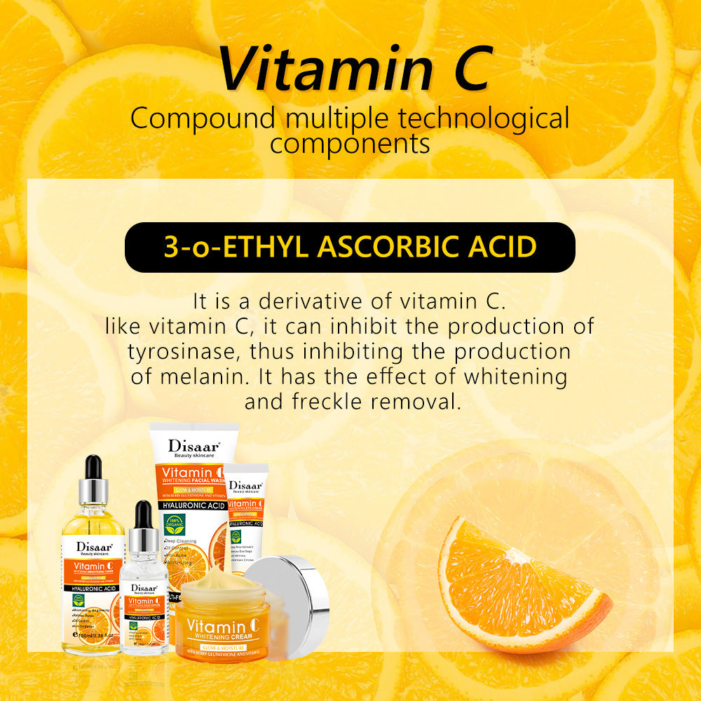 🌟 Disaar Vitamin C Skin Care Set – Hydratation, Éclat et Protection 🌟