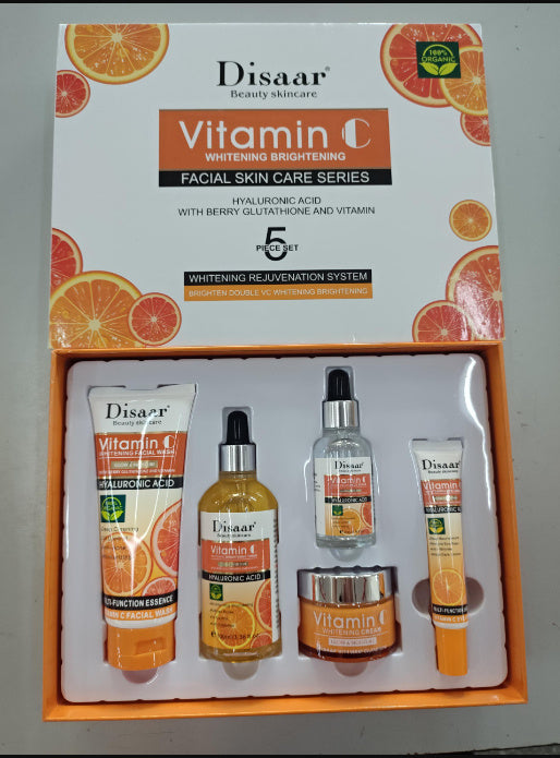🌟 Disaar Vitamin C Skin Care Set – Hydratation, Éclat et Protection 🌟