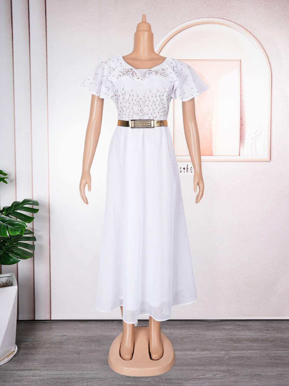 Zahra : Perles Couture & Évasé Majestueux