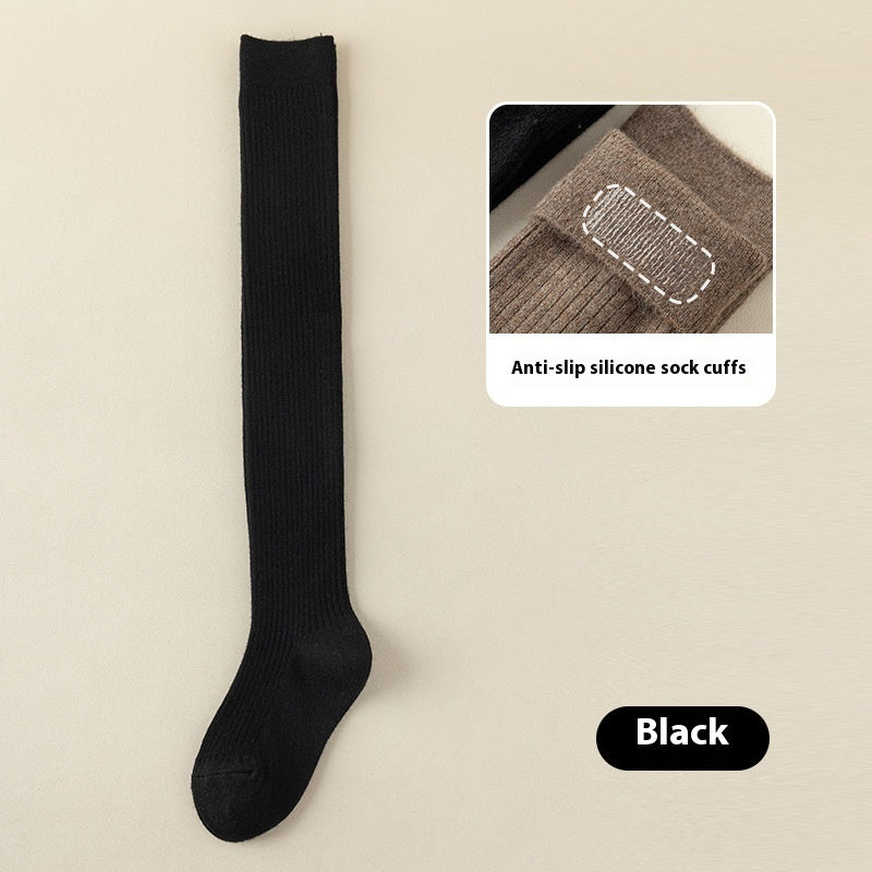 ChicWool Chaussettes Hautes Antidérapantes en Laine