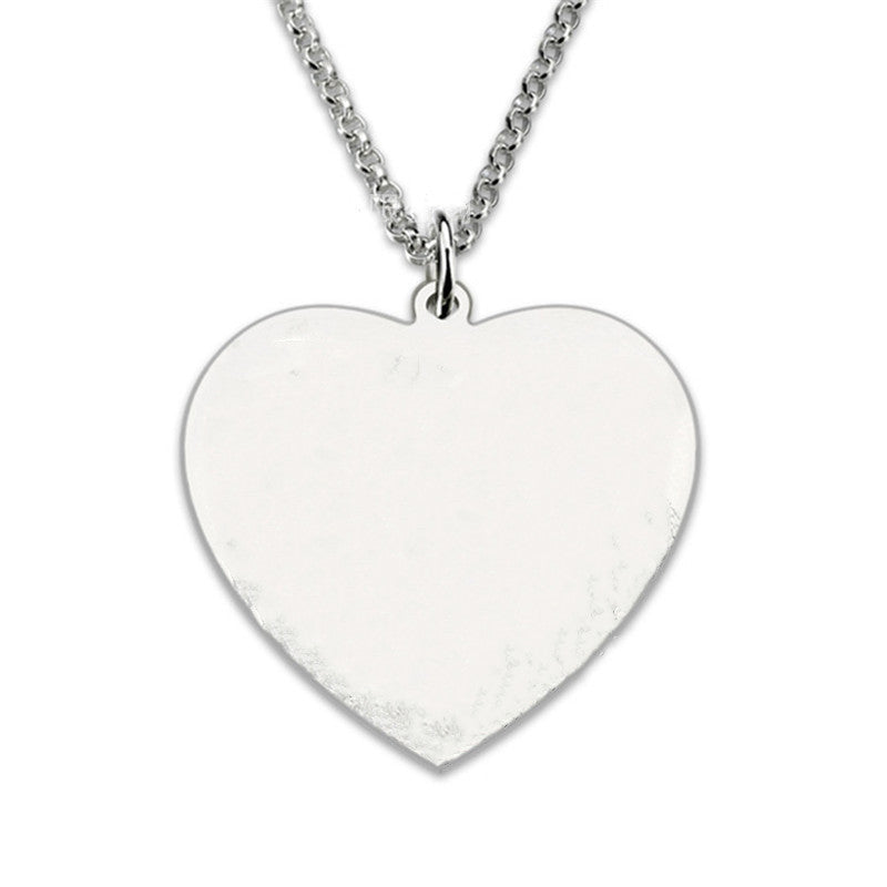 Pet Engraved Photo Picture Necklace Cat Dog Memorial