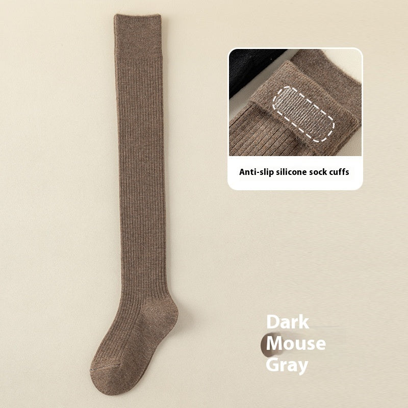ChicWool Chaussettes Hautes Antidérapantes en Laine