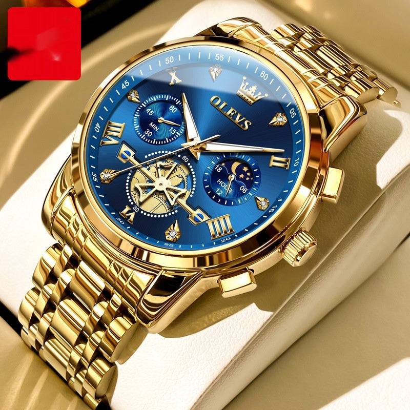 ⌚ OBATALA– Montre Quartz Multifonction Homme ✨