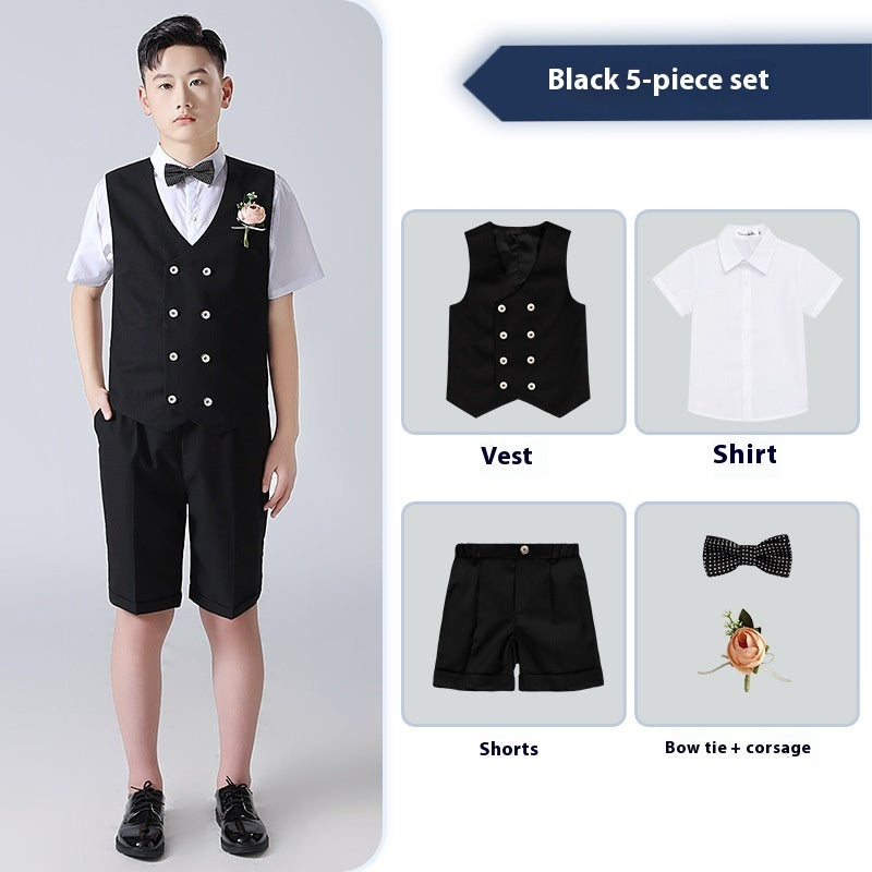 🎩 Costume Chic Garçon – Ensemble 4 ou 5 Pièces Élégant et Confortable