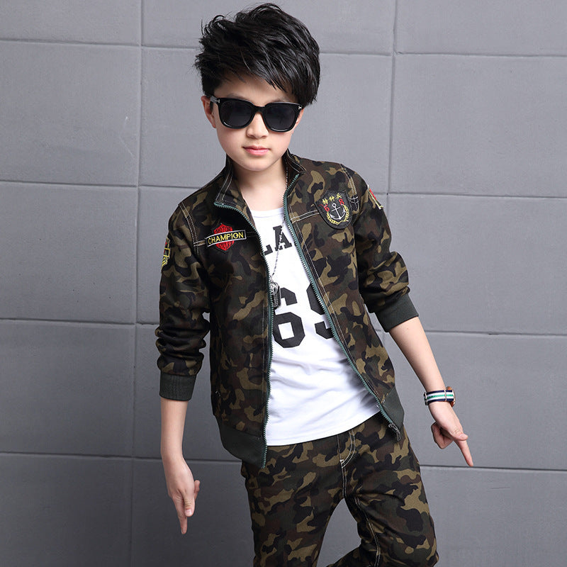 Ensemble Enfant Camouflage Militaire