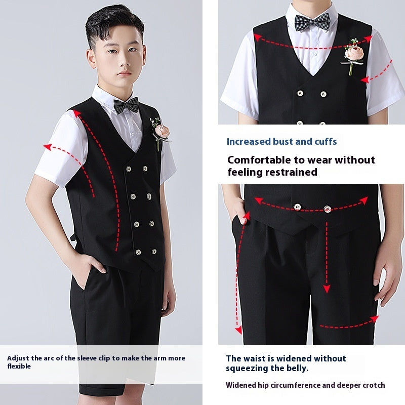 🎩 Costume Chic Garçon – Ensemble 4 ou 5 Pièces Élégant et Confortable