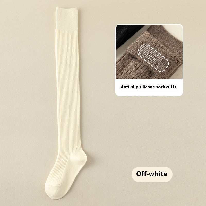 ChicWool Chaussettes Hautes Antidérapantes en Laine